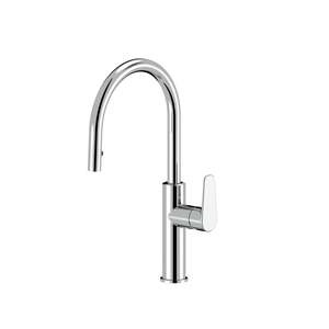 Black Kitchen Bathroom Range: CIVIC GOOSENECK PULLOUT KITCHEN MIXER
