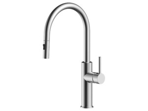 Black Kitchen Bathroom Range: PIONEER GOOSENECK PULLOUT KITCHEN MIXER