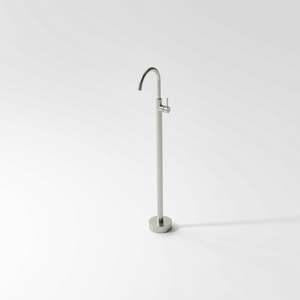 Brushed Brass Bathroom: CODE INTERIORS VERSA FLOORSTANDING BATH FILLER WITH MIXER
