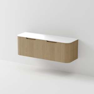 CODE INTERIORS SORA 1500 WALL HUNG VANITY WITH SLAB TOP