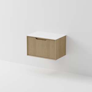 CODE INTERIORS ARIA 750 WALL HUNG VANITY WITH SLAB TOP