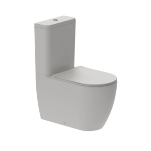 PLUMBLINE ZEN II BACK TO WALL TOILET SUITE MATTE WHITE