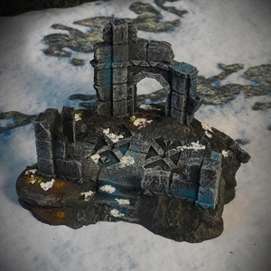 Small Raven Peak Ruins - Battle Kiwi Tabletop Wargaming Terrain and Accessories