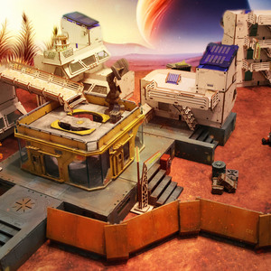 Products: Platform X Bundle Set - Battle Kiwi Tabletop Wargaming Terrain and Accessories
