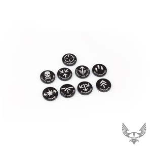 Heresy Reaction Order Tokens - Battle Kiwi Tabletop Wargaming Terrain and Accessories