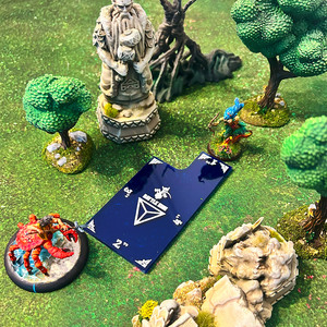 4 Inch Game Measuring Ruler - Battle Kiwi Tabletop Wargaming Terrain and Accessories