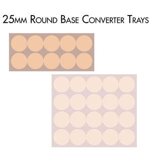25mm Round Base Converter Tray - Battle Kiwi Tabletop Wargaming Terrain and Accessories
