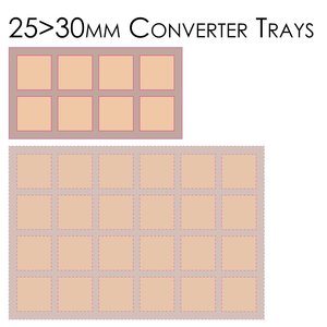 Products: 25mm to 30mm Converter Tray - Battle Kiwi Tabletop Wargaming Terrain and Accessories