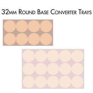 Products: 32mm Round Base Converter Tray - Battle Kiwi Tabletop Wargaming Terrain and Accessories