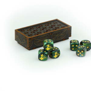 Battle Dice – Greenstone - Battle Kiwi Tabletop Wargaming Terrain and Accessories