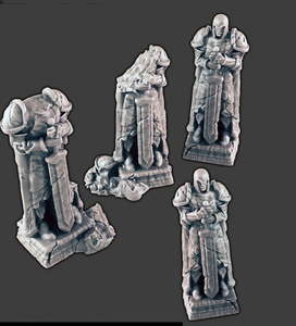 Ancient Statue bundle - Battle Kiwi Tabletop Wargaming Terrain and Accessories