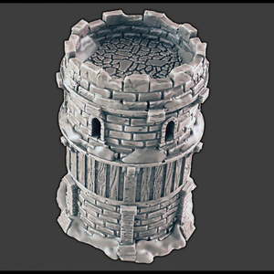 Stone Watchtower - Battle Kiwi Tabletop Wargaming Terrain and Accessories