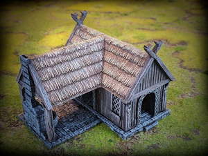 Saxonia – Blacksmith - Battle Kiwi Tabletop Wargaming Terrain and Accessories