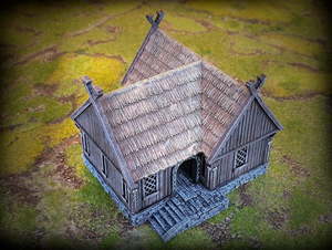Saxonia – Merchant House - Battle Kiwi Tabletop Wargaming Terrain and Accessories