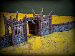 Saxonia – Gate House - Battle Kiwi Tabletop Wargaming Terrain and Accessories