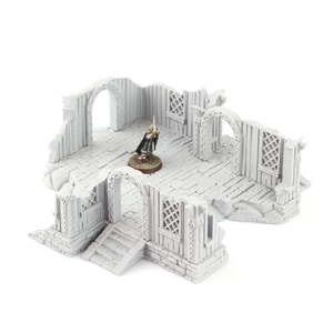 Saxonia – Ruined Merchant House - Battle Kiwi Tabletop Wargaming Terrain and Accessories