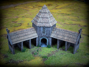 Saxonia – Stable - Battle Kiwi Tabletop Wargaming Terrain and Accessories