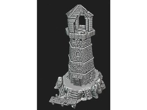 Abandoned Lighthouse – with Island Base - Battle Kiwi Tabletop Wargaming Terra&hellip;