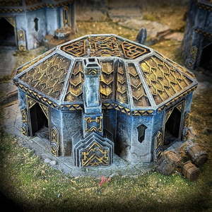 Durak Deep – Dwarven House - Battle Kiwi Tabletop Wargaming Terrain and Accessories