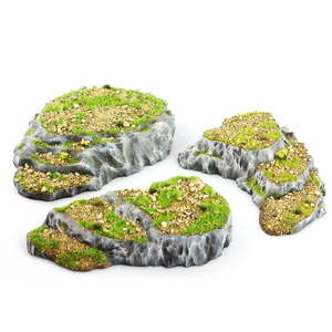 Flat Rocky terrain bundle - Battle Kiwi Tabletop Wargaming Terrain and Accessories