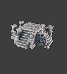 Jungle Temple Ruins – Alter - Battle Kiwi Tabletop Wargaming Terrain and Accessories