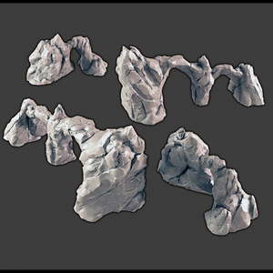 Rocky Mountain Terrain pack - Battle Kiwi Tabletop Wargaming Terrain and Accessories