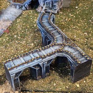 Products: Durak Deep – Rail Sections - Battle Kiwi Tabletop Wargaming Terrain and Accessories