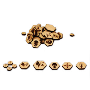 Kings of War Token Set - Battle Kiwi Tabletop Wargaming Terrain and Accessories