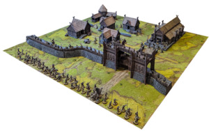 Saxonia – The Walls Bundle - Battle Kiwi Tabletop Wargaming Terrain and Accessories