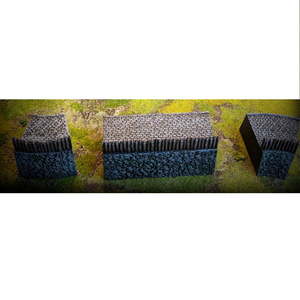 Saxonia – Wall Sections - Battle Kiwi Tabletop Wargaming Terrain and Accessories
