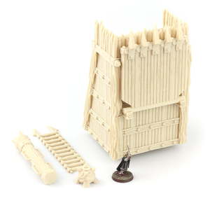 Saxonia – Siege Tower Kit - Battle Kiwi Tabletop Wargaming Terrain and Accessories