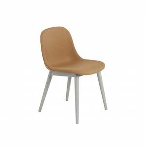 Fiber Chair: Fiber Side Chair Wood Base - Fabric