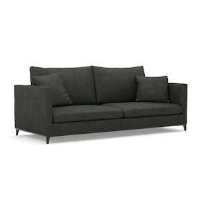 Leather Sofas: Crescent-Small 3 Seat Sofa