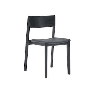 Poise Dining Chair Upholstered - Black Oak