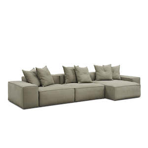 Elio Sofa: Elio 3-Piece Sofa w/Chaise