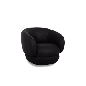 Cove Swivel Lounge Chair - Leather