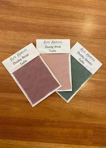 Color Blush: Tulle swatches (classic collection - tulle bridesmaid gowns)