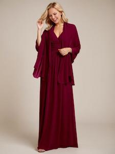 Color Black: Elegant Chiffon Shawl for Special Occasions Express NZ wide