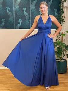 Infinity Collection: Luxe True Blue Infinity bridesmaid dress Express NZ Wide
