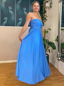 Nityangi: Luxe Custom Cornflower Infinity bridesmaid dress