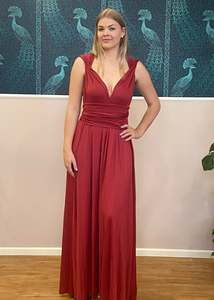 Classic Infinity bridesmaid dress in Light Burgundy Express NZ Wide