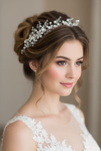 White floral diamante and bead hair accessory Express NZ Wide