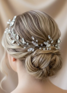 Diamante leaf chain hair accessory Express NZ Wide