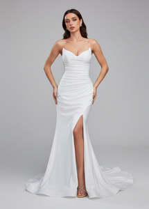 Kylie fitted wedding dress in ivory s6 Express NZ wide