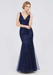 Paula mother of the bride dress with sequins