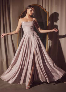 Evelyn A-Line Ball Dress with Sparkle