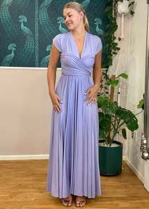 Luxe Multiway A-Line Infinity Dress in Lavender