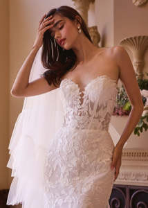All Dresses: Reese Strapless Mermaid Wedding Dress with Train
