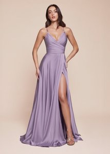 Charlotte Lavender Satin A-Line Ball Dress Size 10-12