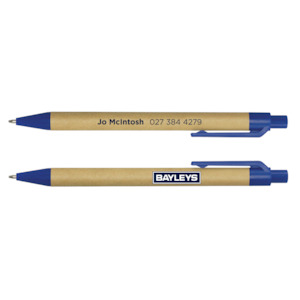 Personalised Merchandise: Bayleys Personalised Recycled Pen (Pack of 250)